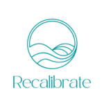 Recalibrate logo turquoise
